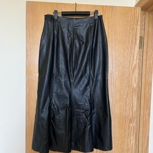 Zara faux leather skirt.